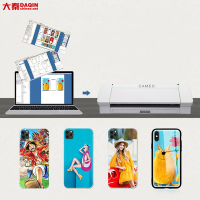 Découpeuse de peau de téléphone portable de la CE Daqin 3d avec le logiciel