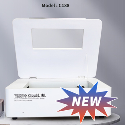 découpeuse de laser de refroidissement par l'eau de Co2 de 40w Daqin pour le protecteur d'écran mobile
