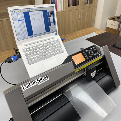 Peau d'ordinateur portable d'imprimante de coupeur d'autocollant de vinyle d'OEM et machine de protecteur d'écran