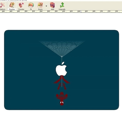 Peau d'ordinateur portable d'autocollant de papier de Daqin 3D faisant la plastifieuse de machine pour Macbook Pro