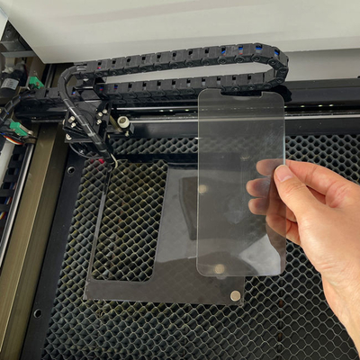 Gravure mobile de découpeuse de laser de Daqin de verre trempé