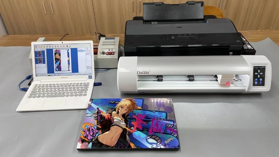 Peau de vinyle pour ordinateur portable Daqin et autocollant faisant la machine CE
