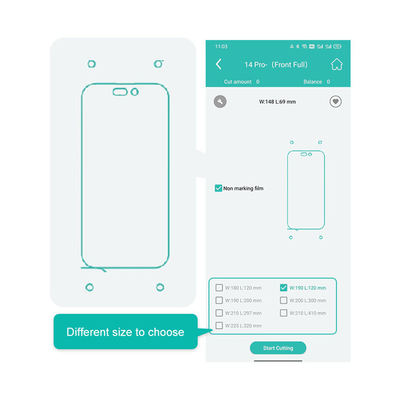 Coupeur de protecteur d'écran d'Idskin stable facile pour le film protecteur de téléphone portable