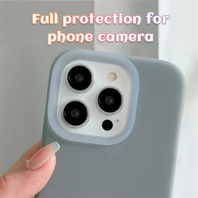 Couverture arrière Jelly Liquid Silicone Case de téléphone portable antichoc mobile pour Iphone PRO max 14/14PRO/14/13/13PRO