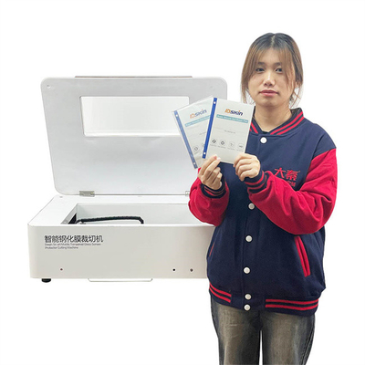 Machine de découpe laser Daqin mobile de verre trempé écran protecteur pour les dernières données de découpe et graphique