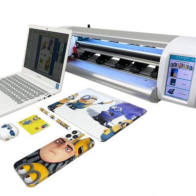 Machine de fabrication d'autocollants personnalisés pour ordinateur portable Imprimante et coupeuse de peau pour ordinateur portable avec logiciel