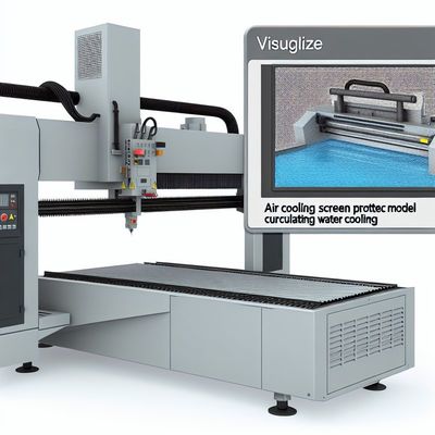 Machine de découpe laser à haute précision de coupe et modèle de refroidissement