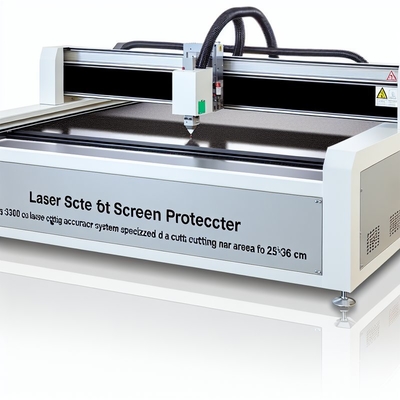 Système de découpe laser de haute précision et de zone de coupe de 25*36 cm pour protecteur d'écran
