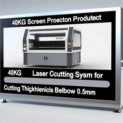 Système de découpe laser pour protecteurs d'écran de 40KG pour la découpe de matériaux délicats d'une épaisseur inférieure à 0,5MM