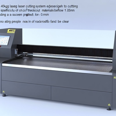 Système de découpe laser pour protecteurs d'écran de 40KG pour la découpe de matériaux délicats d'une épaisseur inférieure à 0,5MM