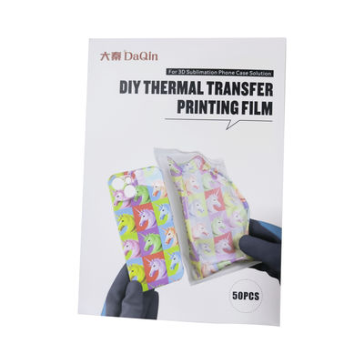 Film de transfert thermique par sublimation 3D A5, lot de 50 films imprimables avec machine à vide 3D