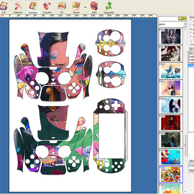 Machine de fabrication de peau pour ordinateur portable avec des modèles pour ordinateur portable et sans limite de coupe