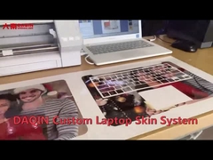 peau faite sur commande d'ordinateur portable d'autocollant de 3D Daqin faisant la machine